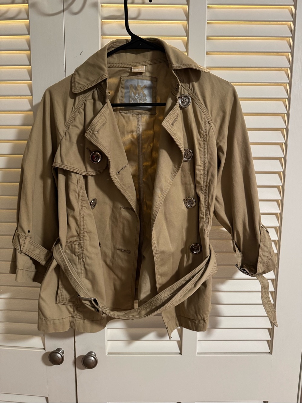 Michael Kors Beige Trench Coat with Belt